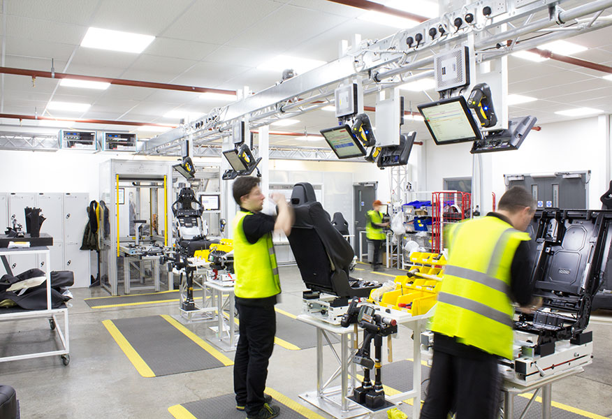 Case study the lear seating plant picture